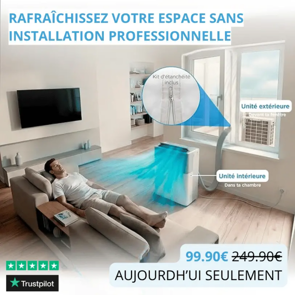 Midea PortaSplit – Refroidit comme une clim fixe, se branche comme un ventilateur