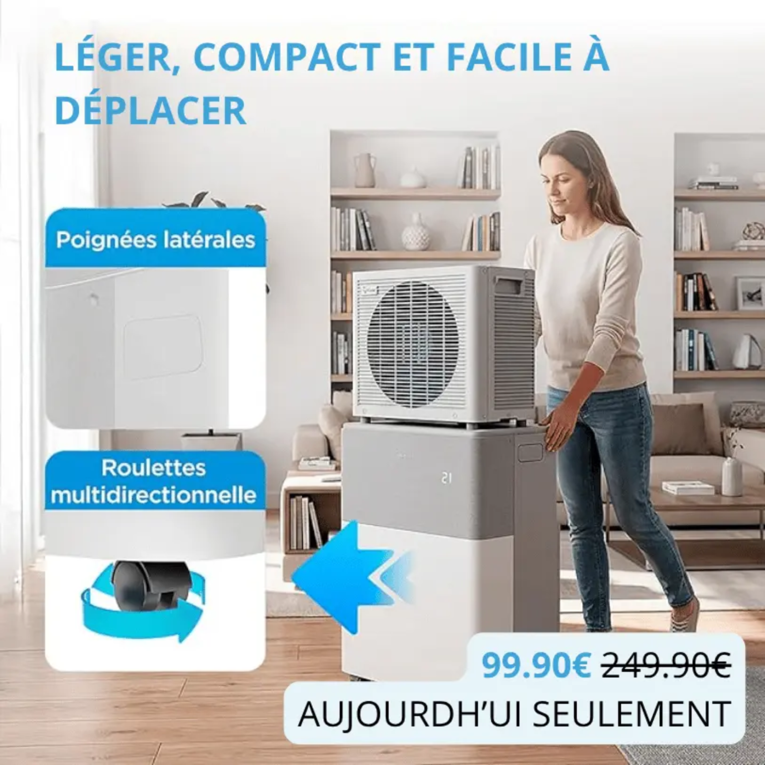 Midea PortaSplit – Refroidit comme une clim fixe, se branche comme un ventilateur