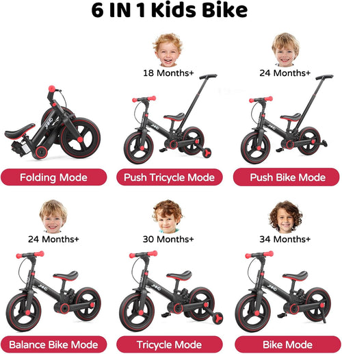 6 in 1 Toddler Bike