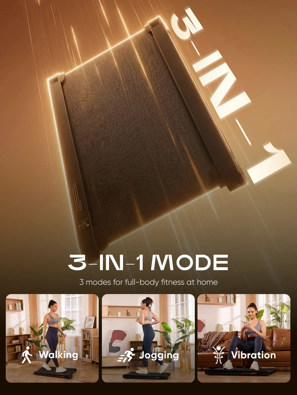 HOOMA© Walking Pad 2-1