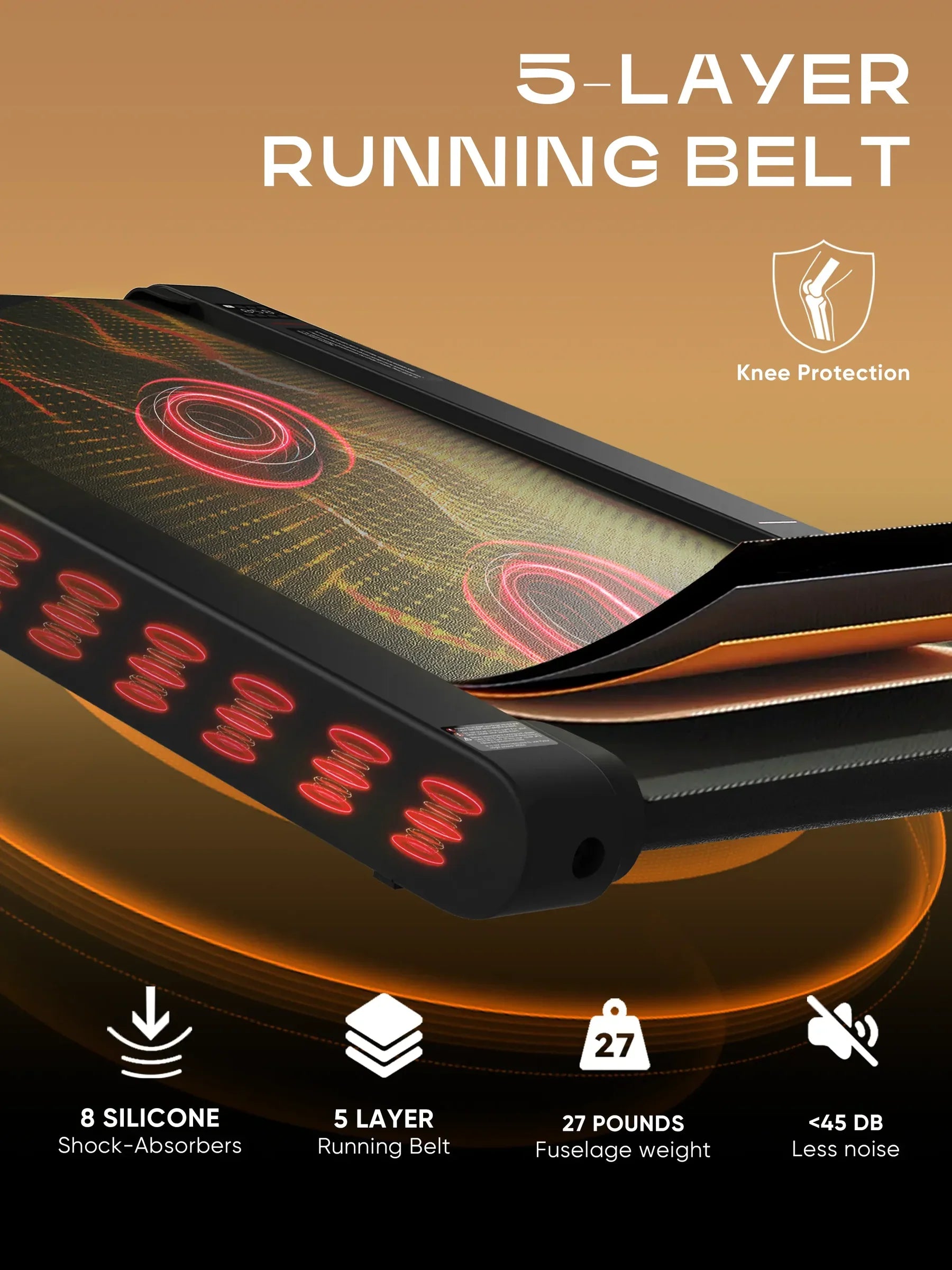 HOOMA© Walking Pad 2-1